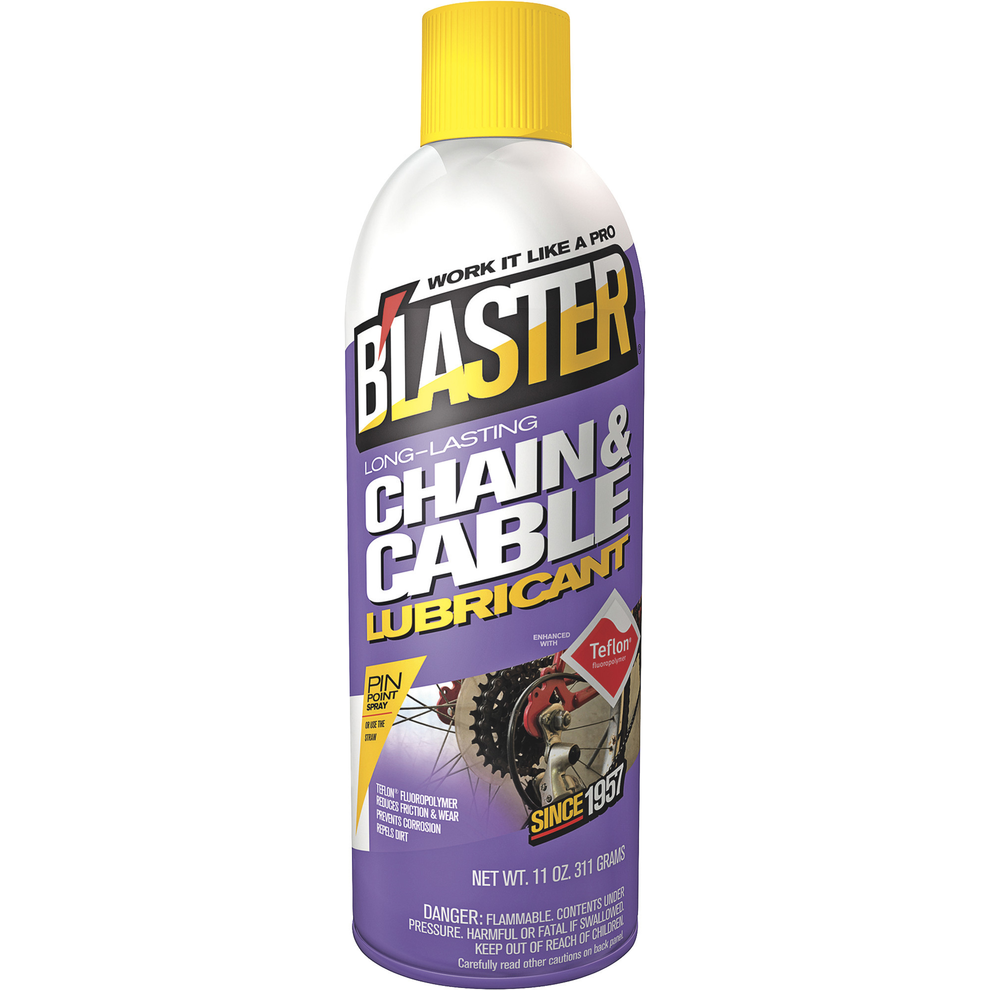 ADS Blaster Chain and Cable Lubricant, 11oz. Aerosol, Model# 16-CCL